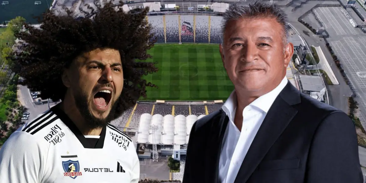 Claudio Borghi y Maximiliano Falcón (Foto tomada de: Colo Colo/RedGol/MSN)