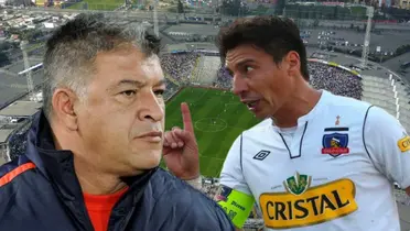 Claudio Borghi y Pablo Contreras (Foto tomada de: Colo Colo/Wilfredo/C5N)