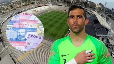 Claudio Bravo (Foto tomada de: Colo Colo/La Roja/Remitly)