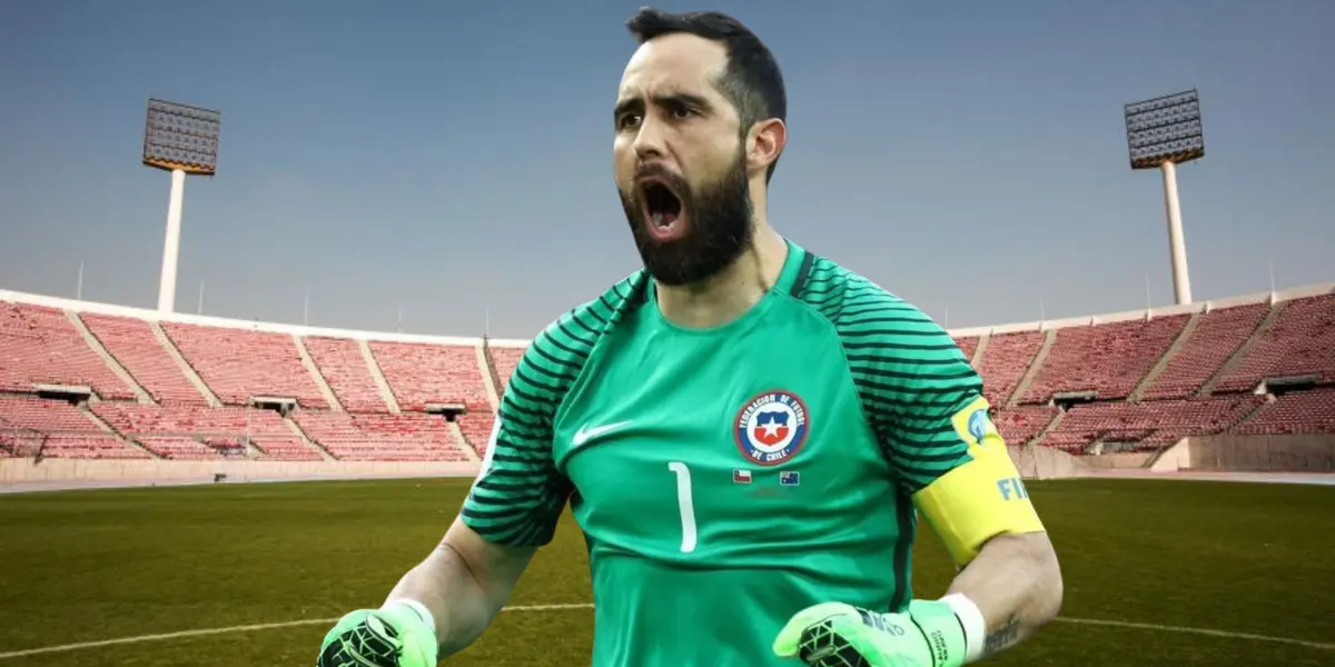 Claudio Bravo (Foto tomada de: Monumentos/La Roja)