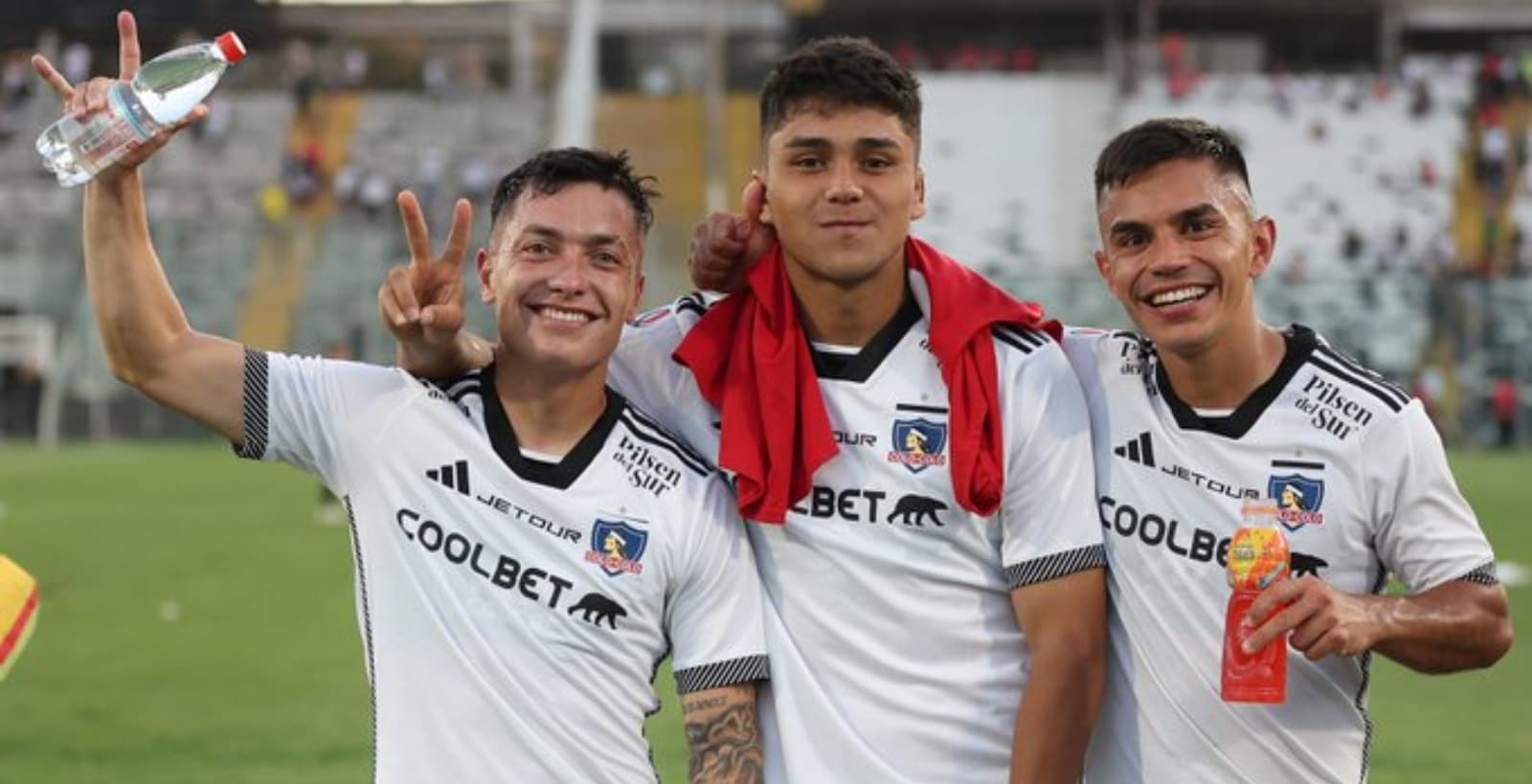 Colo Colo celebrando.