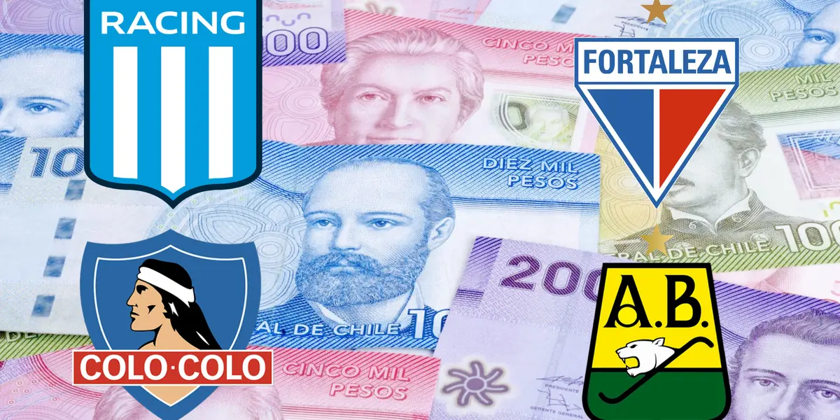 Colo-Colo, Racing, Fortaleza, Atlético Bucaramanga (Foto tomada de: Remitly/Wikipedia)