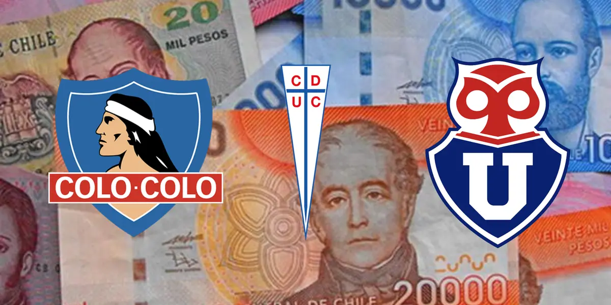 Colo-Colo, Universidad Católica y Universidad de Chile (Foto tomada de: La República/Wikipedia)
