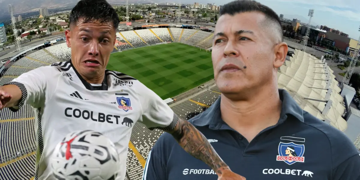 Cristián Zavala y Jorge Almirón (Foto tomada de: Colo-Colo/La Tercera)