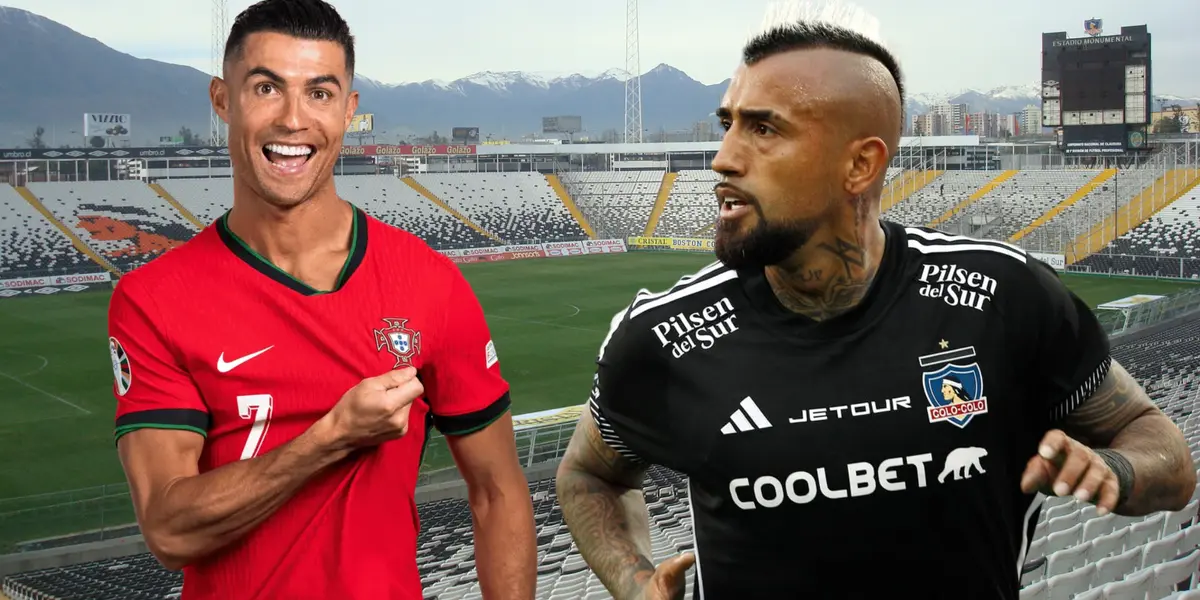 Cristiano Ronaldo y Arturo Vidal (Foto tomada de: Wikipedia/Central/UEFA)