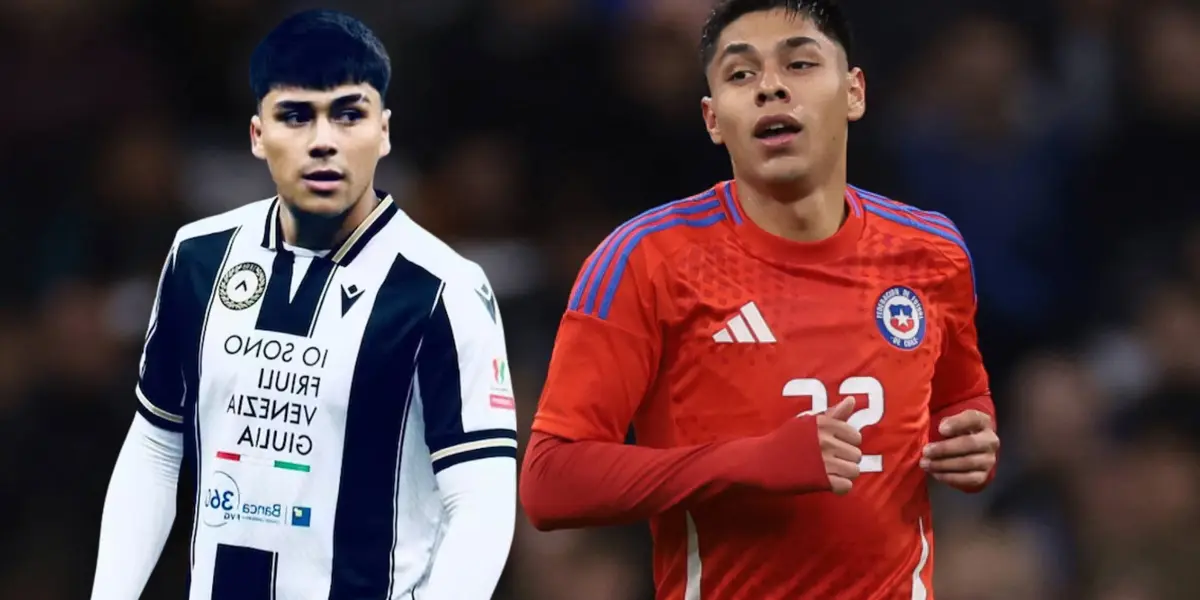 Darío Osorio y Damián Pizarro (Foto tomada de: Udinese/Transfermarkt)