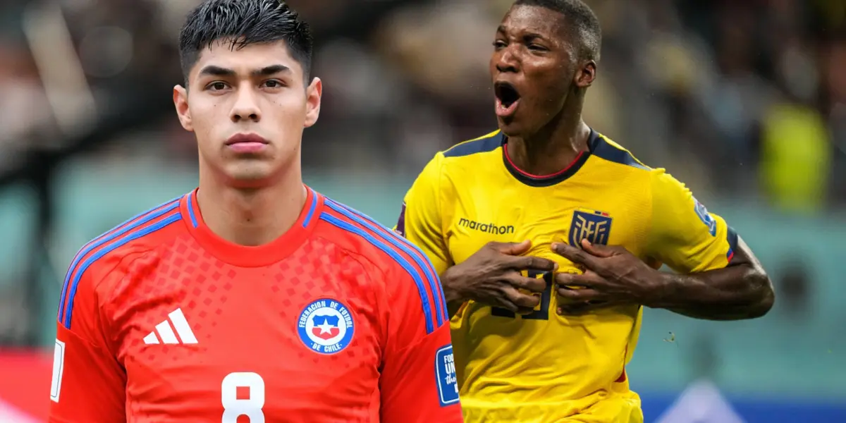 Darío Osorio y Moisés Caicedo (Foto tomada de: Transfermarkt/La Roja)