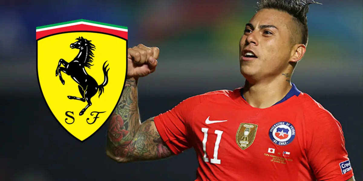 Eduardo Vargas. Foto: redes de AFP.