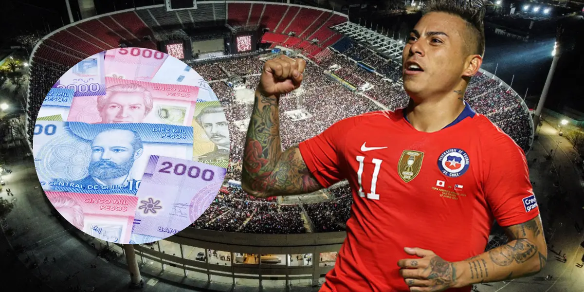 Eduardo Vargas (Foto tomada de: Los 40/Conmebol/Remitly)