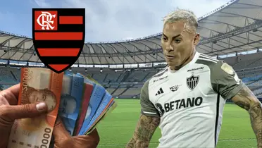 Eduardo Vargas (Foto tomada de: Marcaná/Atlético Mineiro/Wikipedia/Fontana)