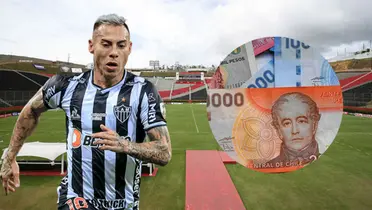 Eduardo Vargas (Foto tomada de: Wikipedia/Atlético Mineiro/Prensa)