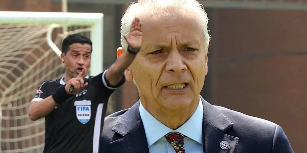 El árbitro del clásico entre albos y cruzados ha estado en la polémica.