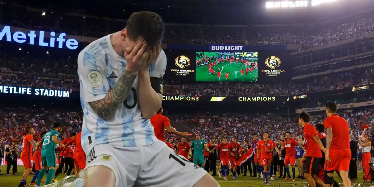 El argentino estuvo en las dos finales de Copa América, en las que Chile superó a la albiceleste.