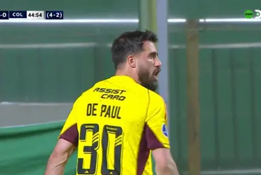 El arquero de Colo Colo no pudo contener la ira al final del primer tiempo.