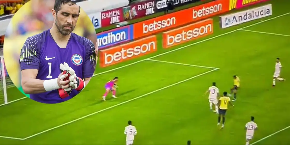 El arquero de Colo Colo no tuvo una buena fecha FIFA.