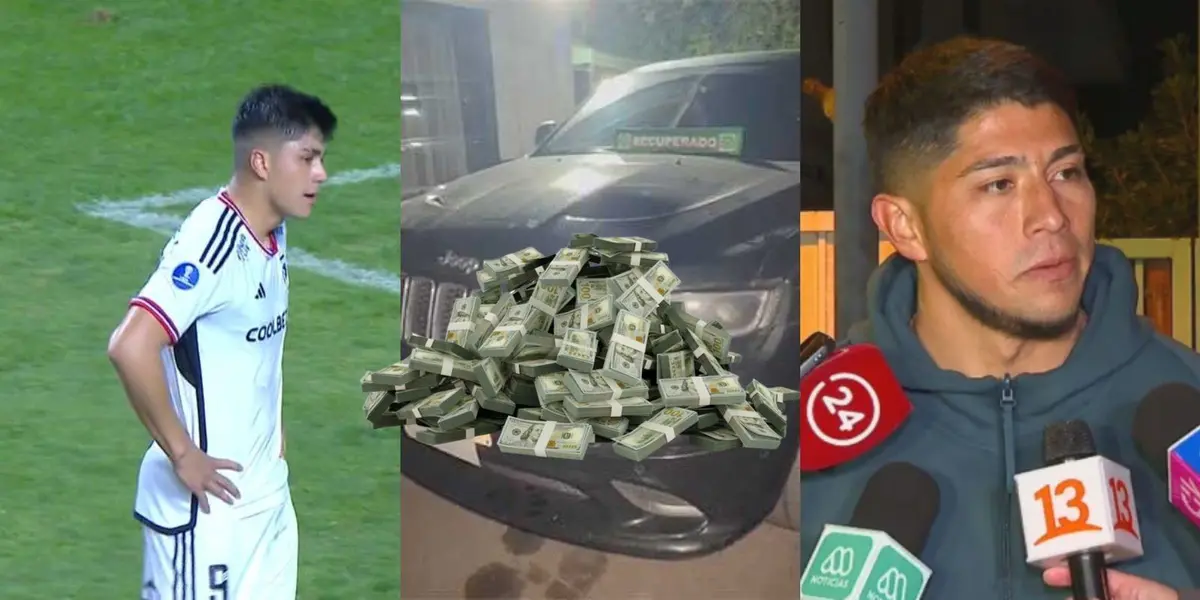 El arquero de Colo Colo sufrió un violento asalto en la noche del miércoles.