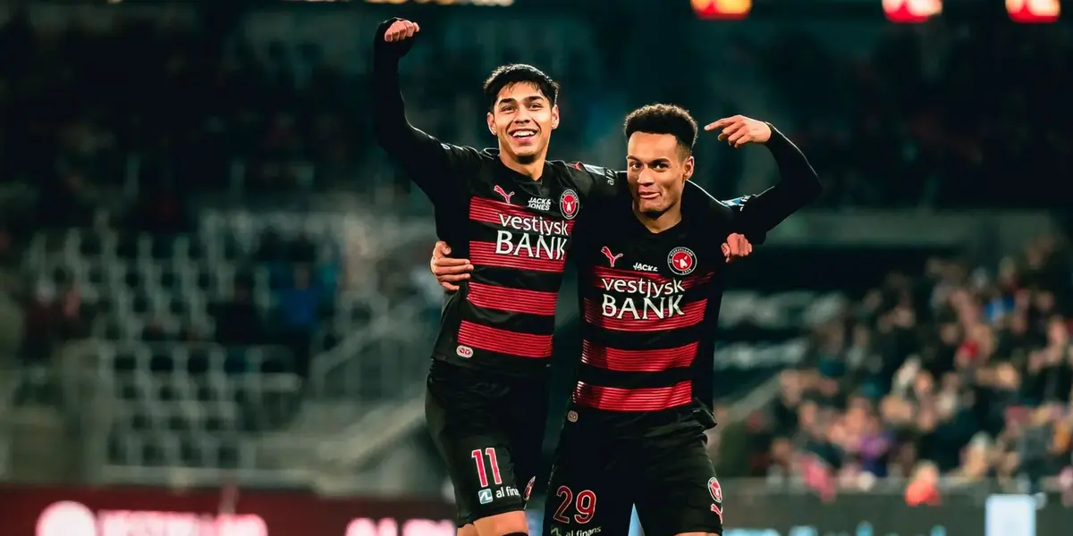 El canterano de la U está viviendo un buen momento en Dinamarca.