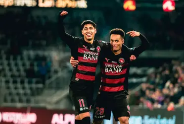 El canterano de la U está viviendo un buen momento en Dinamarca.