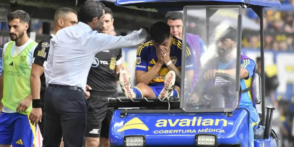 El chileno disputaba sus primos partidos con el Xeneize, no se alcanzó a mostrar y sufre duro traspié.