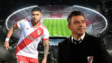 El chileno ha perdido terreno con Marcelo Gallardo y los rumores de una salida han tomado fuerza.