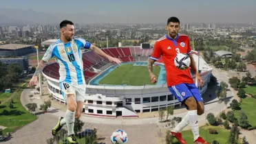 El defensor chileno demostró toda su técnica al salir con facilidad de la marca del astro argentino.