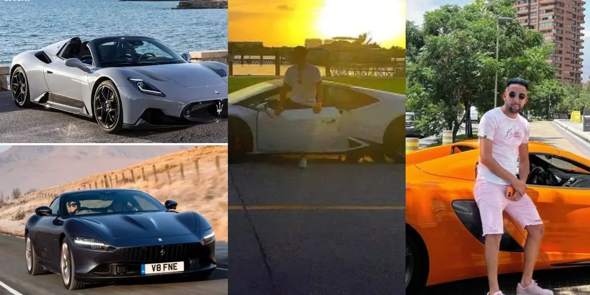 El defensor chileno también ha mostrado su pasión por los automóviles.