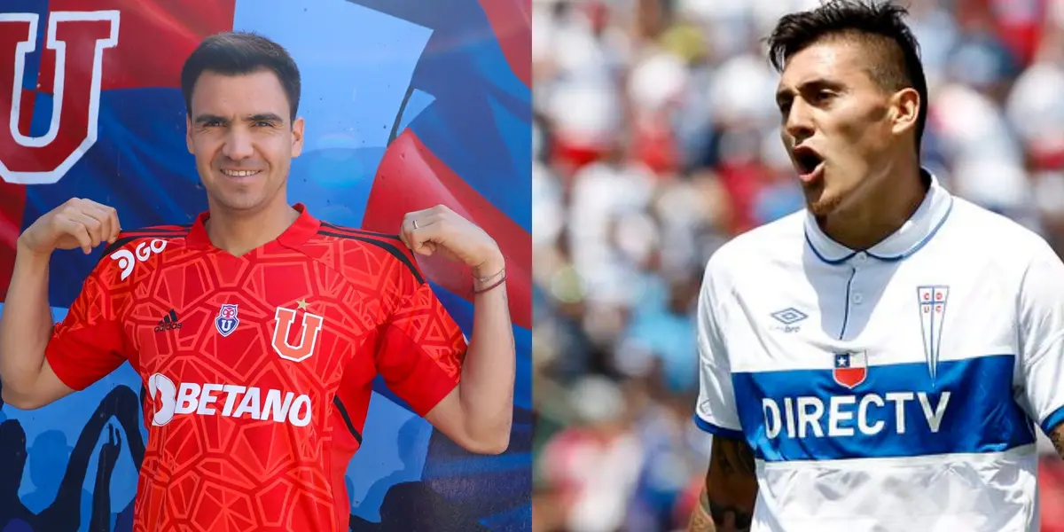 El delantero, actualmente sin club, criticó a su ex compañero por defender los colores de la U
