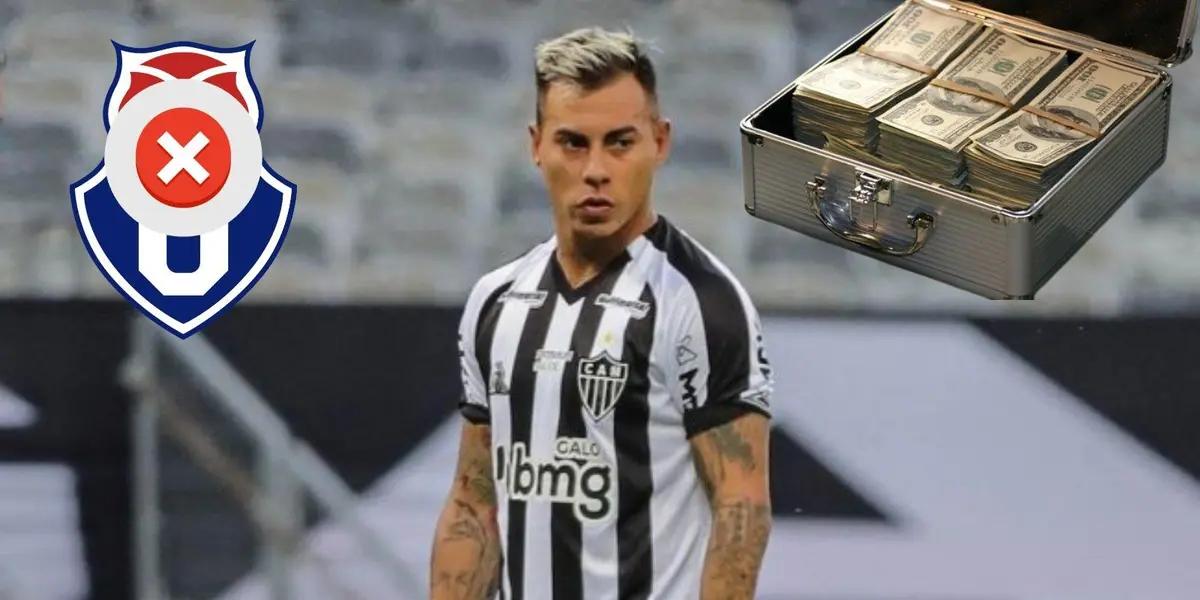 El delantero chileno adelantaría su salida del fútbol brasileño.