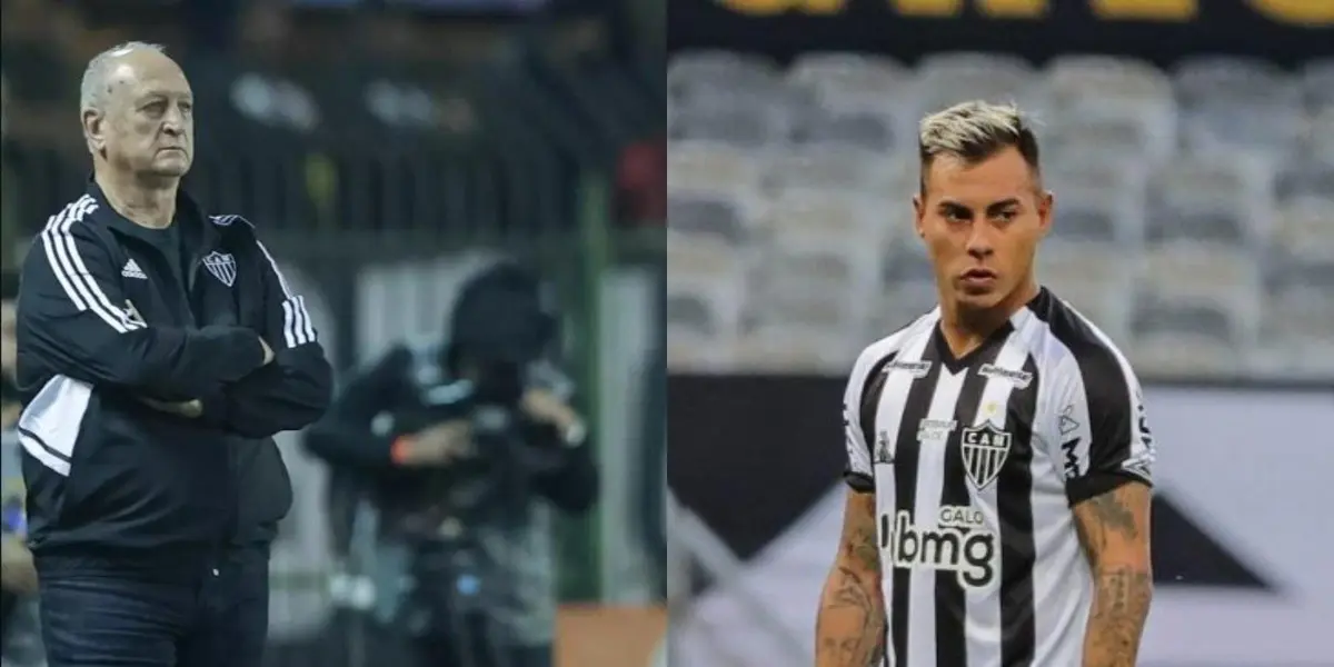 El delantero chileno pasa por uno de los peores momentos en Brasil.