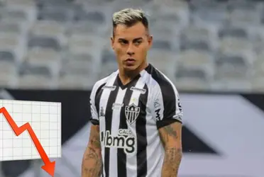 El delantero del Atlético Mineiro pasa por un complicado momento.