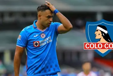 El delantero no vive un buen presente en Cruz Azul de México