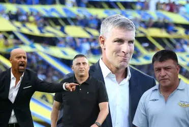 El DT se la jugó con dos entrenadores.