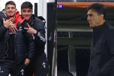 El entrenador de Colo Colo habría conversado con el atacante en la previa.