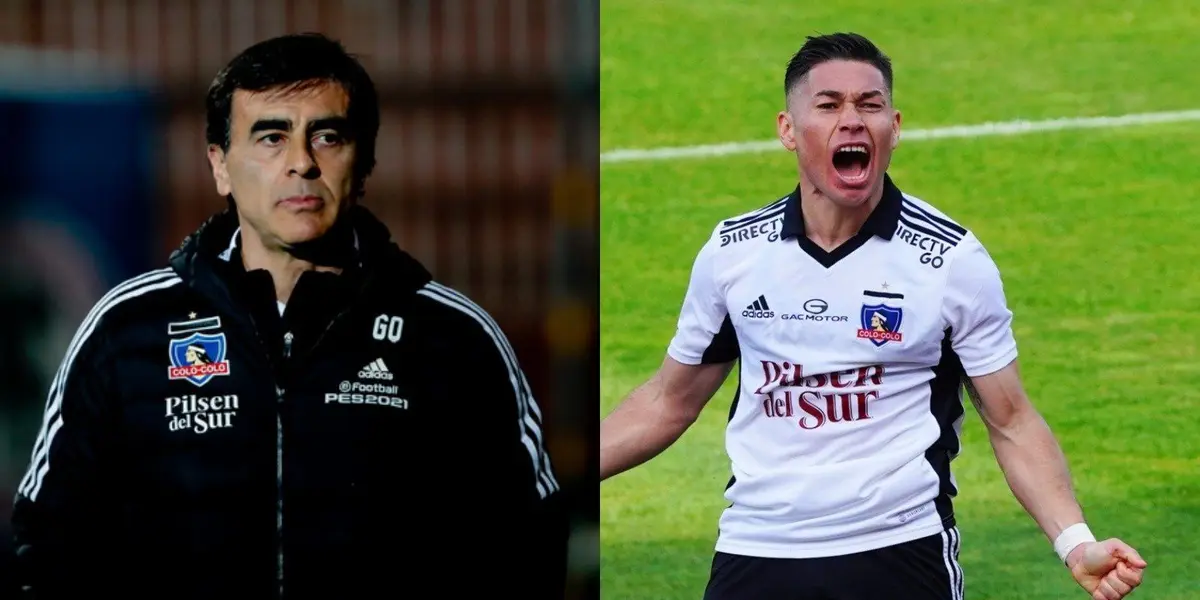 El entrenador de Colo Colo intentó convencer al lateral de regresar.