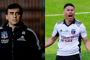 El entrenador de Colo Colo intentó convencer al lateral de regresar.