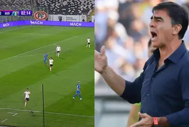 El entrenador de Colo Colo no le tiene paciencia al defensor.