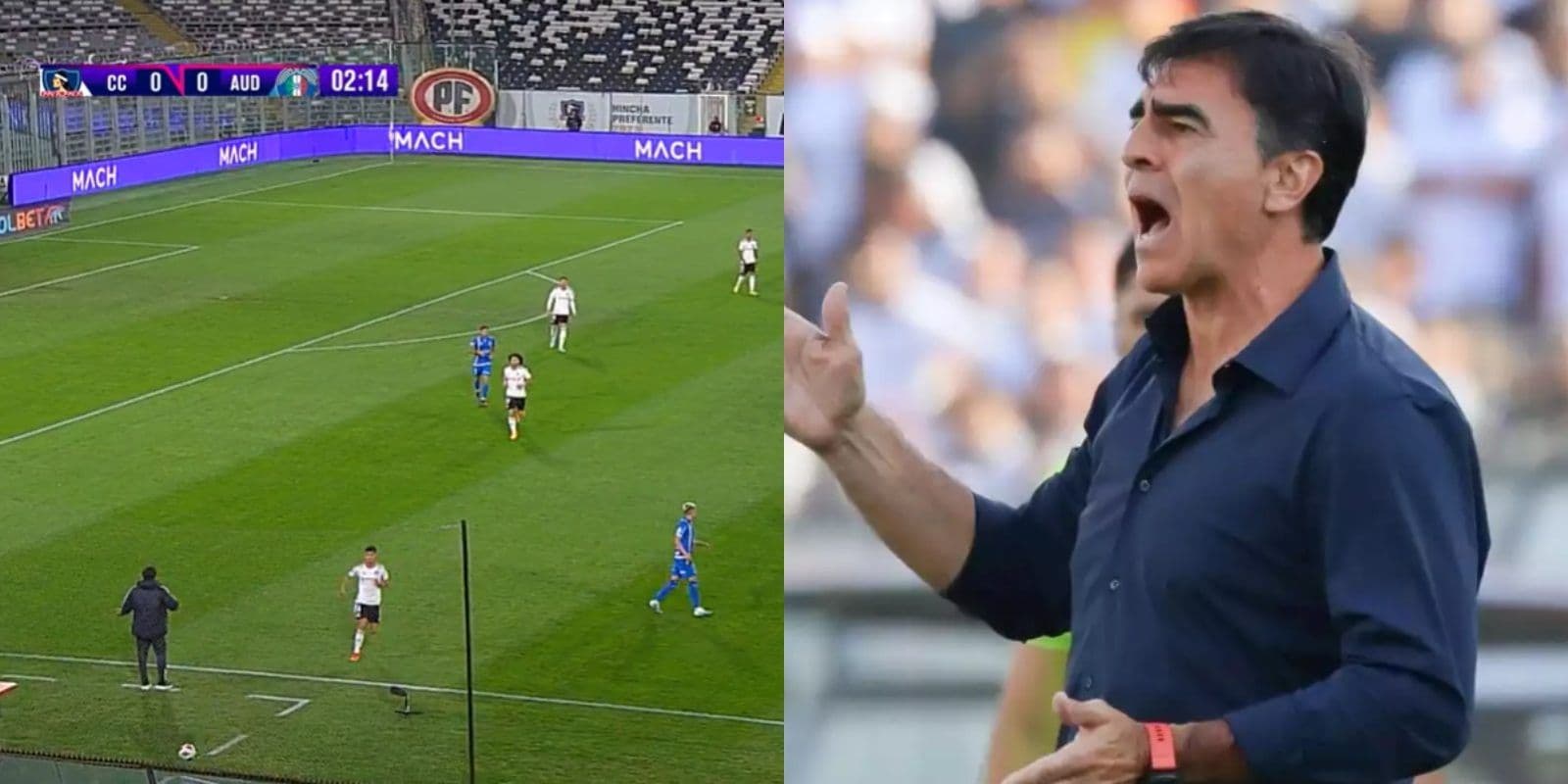 El entrenador de Colo Colo no le tiene paciencia al defensor.