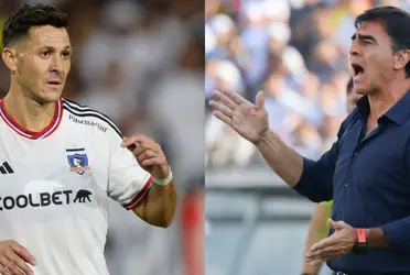 El entrenador de Colo Colo no soportó el error de su dirigido.