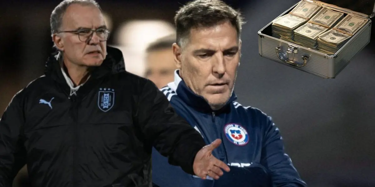 El entrenador de la selección chilena es uno de los sueldos altos.