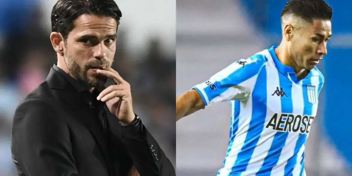 El entrenador de Racing comentó la posibilidad de que el Torta llegue a los albos, con una declaración muy llamativa.