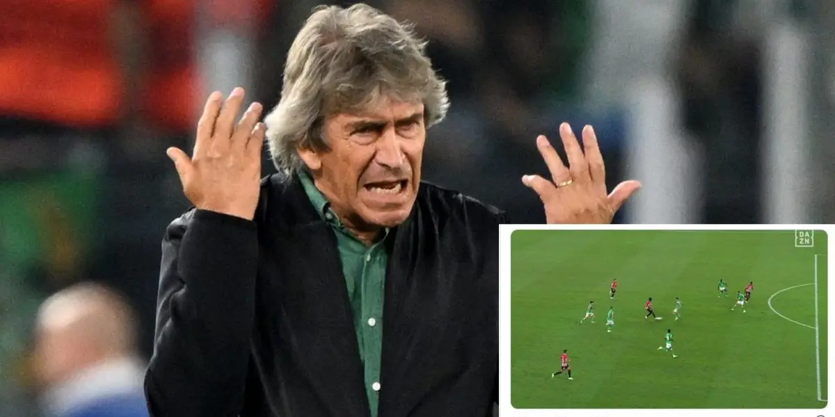 El entrenador del Betis habló del árbitro luego de la derrota.