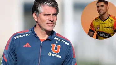 El entrenador uruguayo no ha hecho debutar al chileno.