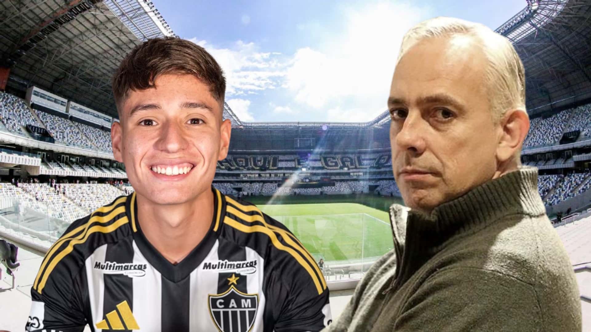 El ex Palestino fue oficializado en Atlético Mineiro.