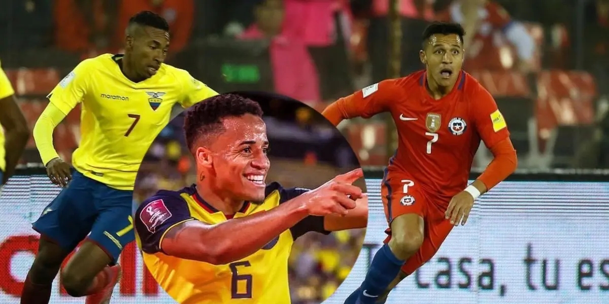 El futbolista ecuatoriano salió con todo a atacar a la Selección Chilena.