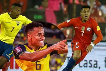 El futbolista ecuatoriano salió con todo a atacar a la Selección Chilena.