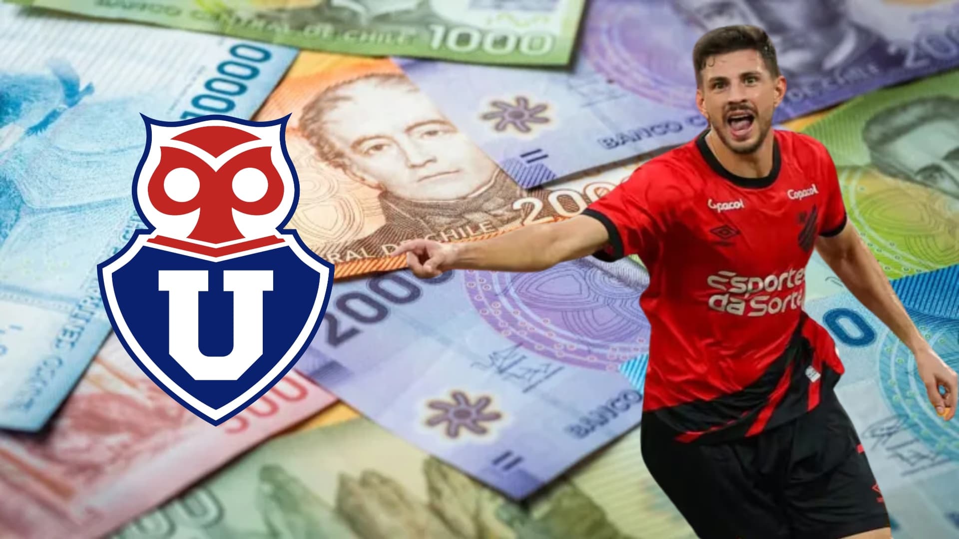 El futbolista llegó a préstamo proveniente de Athletico Paranaense