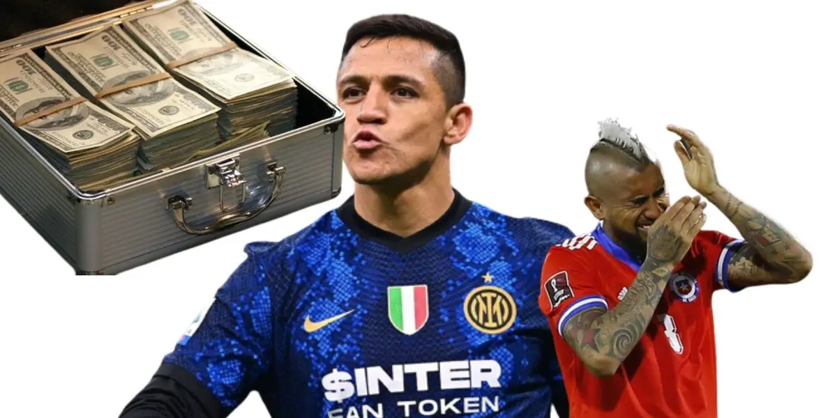 El histórico delantero nacional es el chileno mejor pagado del fútbol mundial.