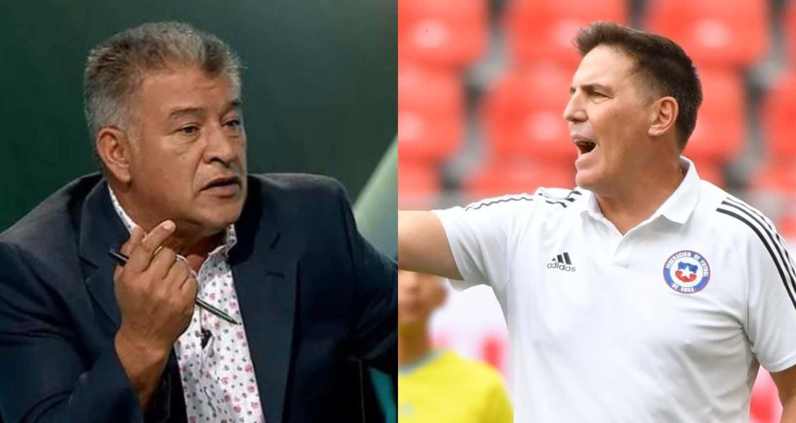 El histórico jugador está en la transmisión del partido de U de Chile ante Cobresal.