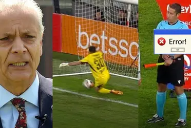 El juez asistente ya había hecho noticia anteriormente en el fútbol chileno.