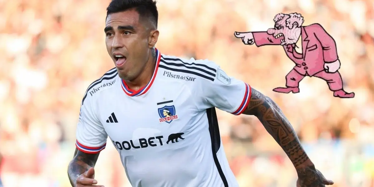 El jugador albo fue cuestionado duramente por Juan Cristóbal Guarello.